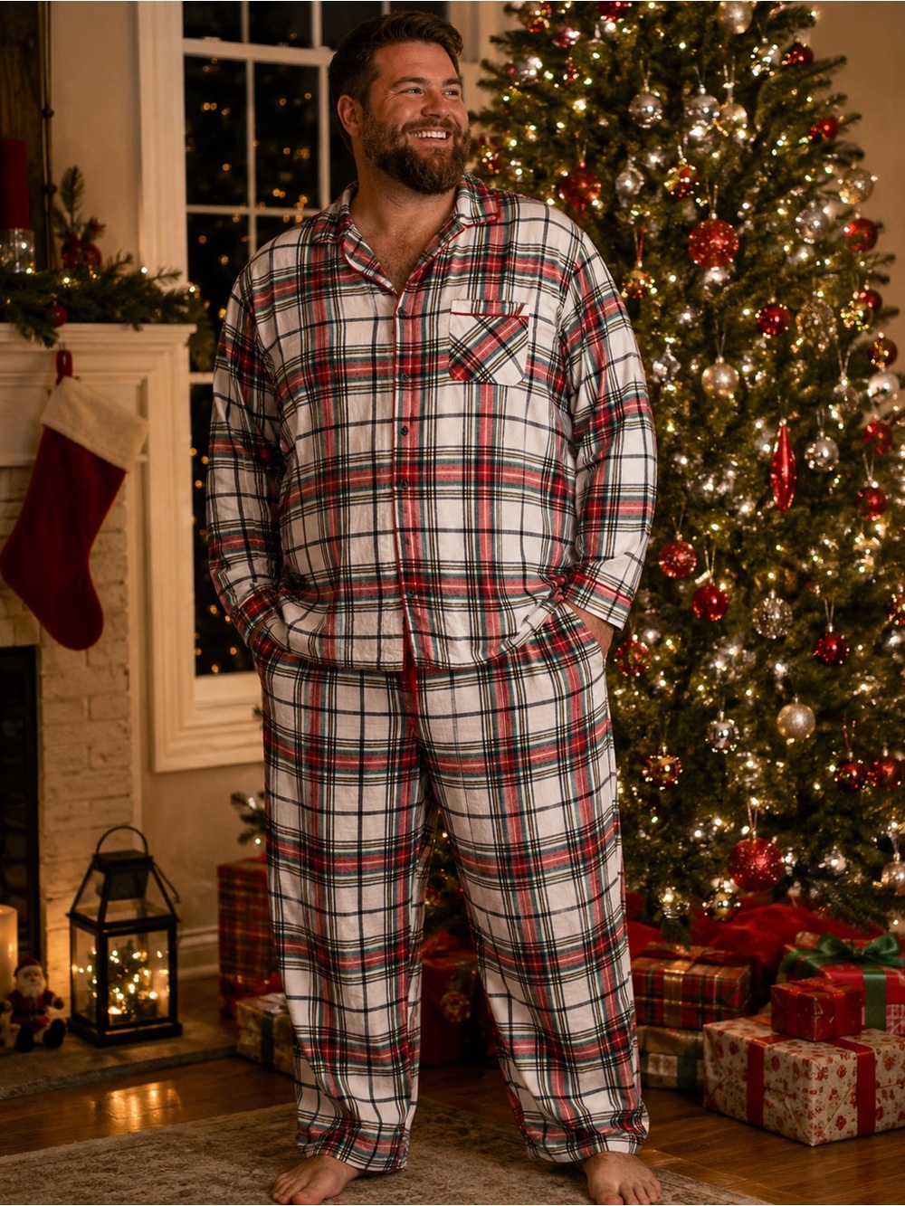 Wondershop at Target Plaid Flannel Pajama Set – Men's XL Tall